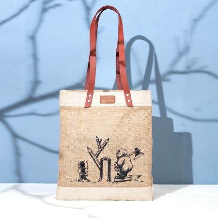 jute tote bag